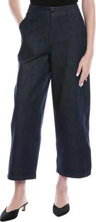 Color Block Barrel Jean