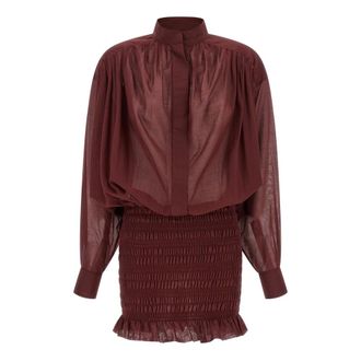 Andamane Shirt Dresses, female, Red, Size: M Rania Mini Dress