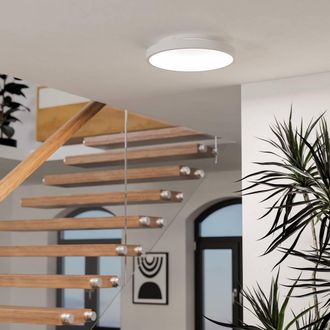 Eglo Eglo Loretello-Z Smart Control Steel LED RGB Modern Ceiling Light, White