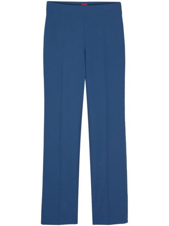 HUGO BOSS Haitama straight-leg tailored trousers - Blue