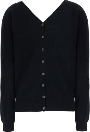 Lisa Yang Womens Cardigan Jiani Black Cashmere Knitted Tops Top