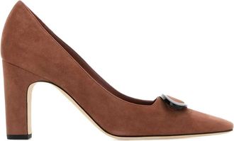 Manolo Blahnik 90 mm Fenixhi pumps - Bruin