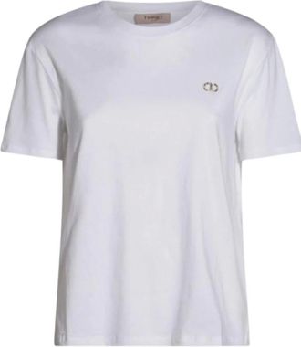 Twinset Mujer, Camisetas, Blanco, Talla: L