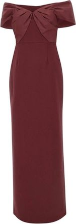 Rebecca Vallance Cava O/S Lange Jurk - Dames - Avondkleed - Rood - M - Polyester - Kleedjes