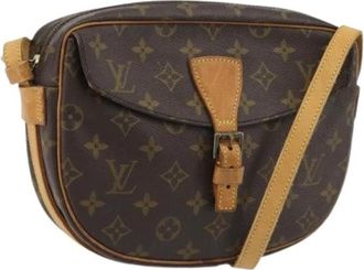 Louis Vuitton Pre-owned Vintage Leder Cross Body Bag - Dames - Vintage Schoudertas - Bruin - ONE Size - Leer - Vintage