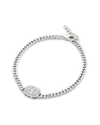 Savvy Cie Jewels Cz Link Bracelet