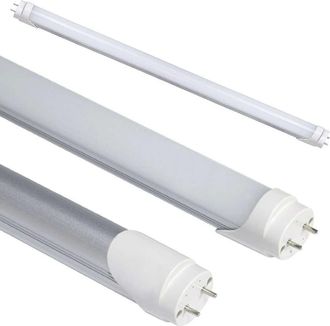 Trade Shop Trade Shop Traesio - Trade Shop - Tubo Neon Led T8 60cm 90cm 150cm 6000k 3000k Light Fredda Calda Neutra - Cubierta De Opaca-150 Cm