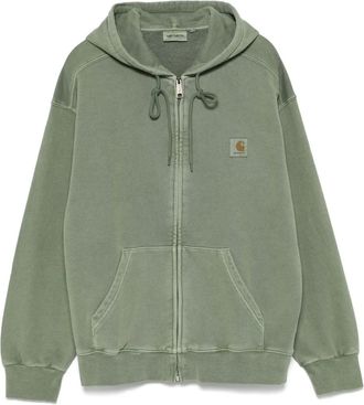 Carhartt Work in Progress Felpa Nelson con cappuccio - Verde