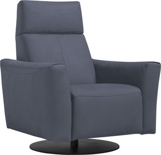 Egoitaliano Sessel »Blues Designsessel, Loungesessel,« drehbar, inkl. manuelle Relaxfunktion durch Push-Back-Mechanismus
