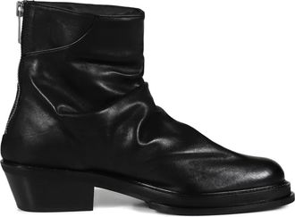 424 Stivali con zip - Nero