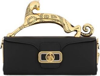 Lanvin Pencil Cat Bag In Box Calf in Black at Nordstrom