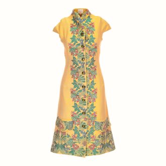 Vivienne Westwood Vintage jacquardjurk van Vivienne Westwood - jaren 90