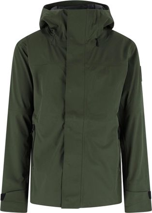 Canada Goose Olive Green Minimalist Jacket with Adjustable Cuffs