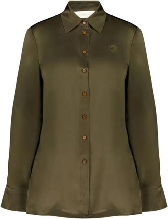 Zimmermann Mujer, Blusas y Camisas, Verde, Talla: L