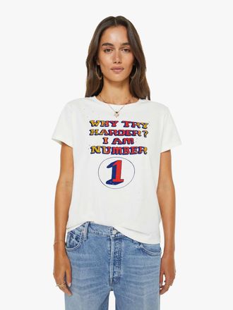 Mother Boxy Goodie Goodie Tee In Why Try Harder