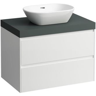 Laufen Laufen - Lani Lavabo Sobre Encimera Gris Tr&aacute;fico Incl. Mueble Bajo