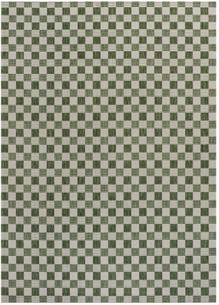 Jonathan Y Designs Aimee Traditional Cottage Checkerboard Indoor/Outdoor Area Rug in Green/cream at Nordstrom, Size 4Ft 0In X 6Ft 0In