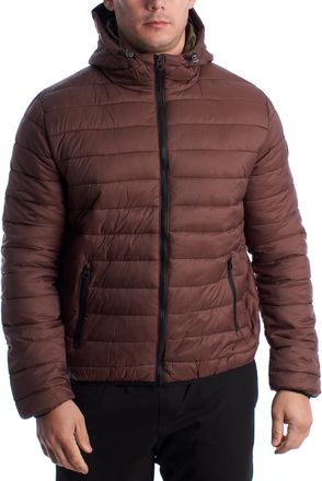 U.S.Polo Association Heren Gewatteerde Jas met Kap US40127020