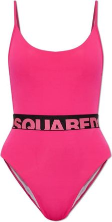 Dsquared2 Badpak uit &eacute;&eacute;n stuk - Dames - Badpakken - Roze - S - Badmode