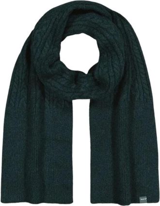 Barts Moiray Sjaal - Heren - Accessoires - Groen - Maat: ONE Size Zijde