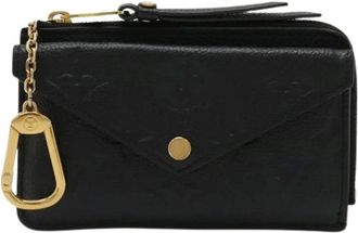 Louis Vuitton Pre-owned Wallets, female, Black, Size: ONE SIZE Pre-owned Canvas wallets