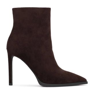 Kazar Elegante enkellaarsjes - Dames - Schoenen - Bruin - Maat: 35 EU Leer