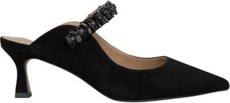 Alma En Pena Platte schoenen met bandje - Dames - Muiltjes - Zwart - 39 EU - Schoenen