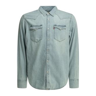Levi's Klassiek Denim Western Shirt - Heren - Spijkeroverhemden - Blauw - M - Denim - Overhemden