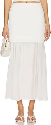 A.L.C. Hayden Maxi Skirt In Pearl