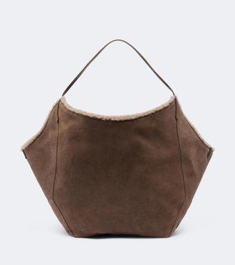 Brunello Cucinelli Duo Large reversible leather tote bag