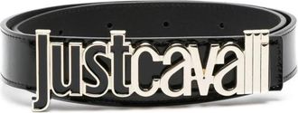 Just Cavalli Zwarte Riemen - Stijlvol en Trendy - Dames - Riemen - Zwart - 85 CM - Accessoires