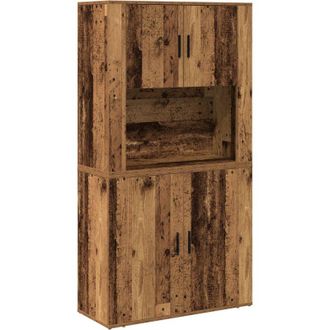 vidaXL Vidaxl - Aparador Madera Vieja 80 X 33 X 150 Cm Madera Contrachapada