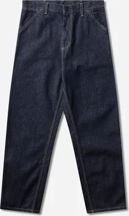 Carhartt Work in Progress Men s Single Knee Pants Blue (Rigid)