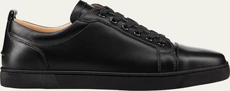 Christian Louboutin Mens Louis Junior Leather Low-Top Sneakers