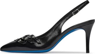 Loriblu Slingback - Dames - Pumps - Zwart - 39 EU - Schoenen