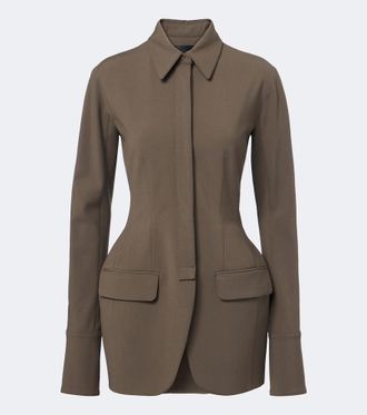 MUGLER Wool-blend jacket