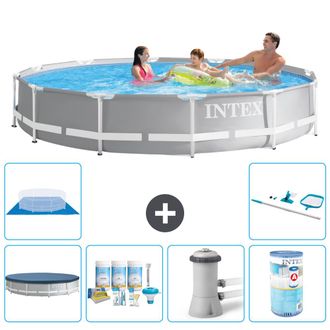 Intex Piscina Prism Frame Redonda - 366x76 Cm - 7-piezas S31905