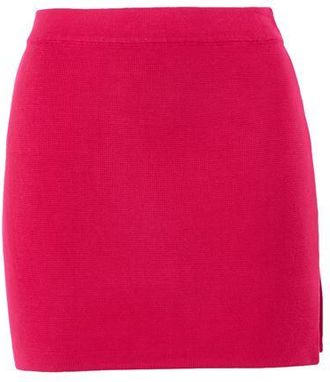 8 by YOOX KNIT SPLIT MINI SKIRT