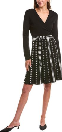 Diane Von F&uuml;rstenberg Chelsea Wool-Blend Wrap Dress