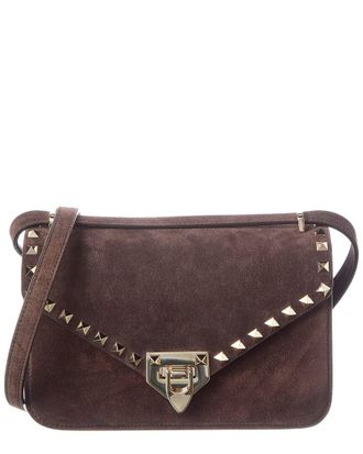 Valentino Rockstud Small Suede Shoulder Bag