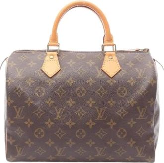 Louis Vuitton Pre-owned Handbags, female, Brown, Size: ONE SIZE Pre-owned Vintage Canvas Handbag