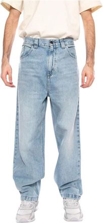Carhartt Work in Progress Brandon Pant - Heren - Loose Fit Jeans - Blauw - M - Katoen - Jeans