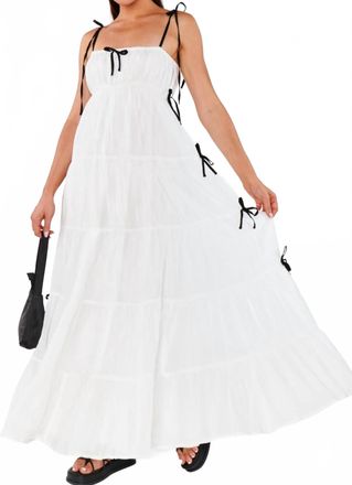 Show me your Mumu Harmony Maxi Dress In White
