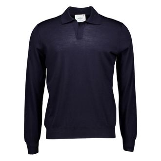 Gran Sasso 43189/14513 Polo - male - Gran Sasso - Polo Shirts - Blue - 2XL - Tops