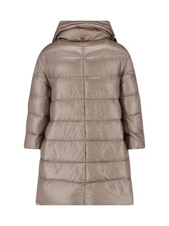 Herno Womens Jackets Taupe Polyamide