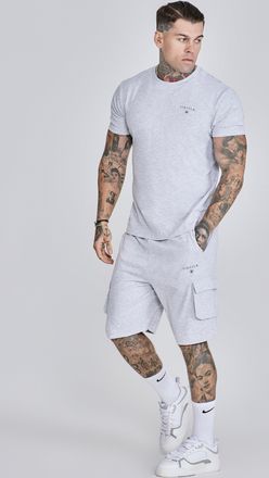 Siksilk Conjunto Doble Hombre Gris Moteado XL