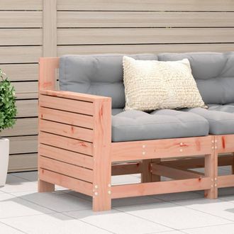 vidaXL Sof&aacute; De Jard&iacute;n Con Reposabrazos Madera Douglas 69x62x70,5 Cm Vidaxl