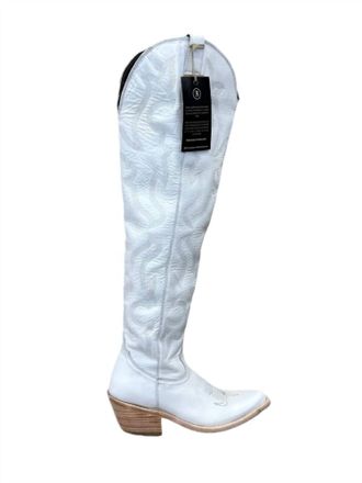 Liberty Black Womens Allyssa Boots In White