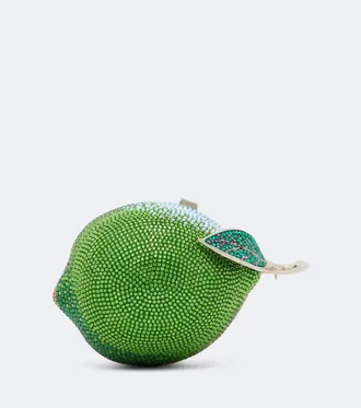 Judith Leiber Clutch Citron Lime