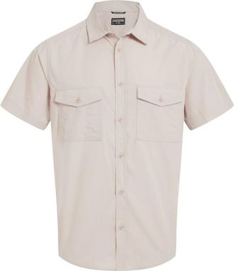 Craghoppers Kiwi II S/S Shirt Hemd f&uuml;r Herren | grau/beige
